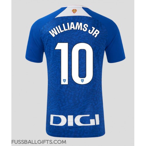 Athletic Bilbao Nico Williams #10 Fußballbekleidung Auswärtstrikot 2024-25 Kurzarm